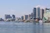 Toronto waterfront from the lake