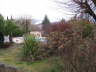 Village garden in winter